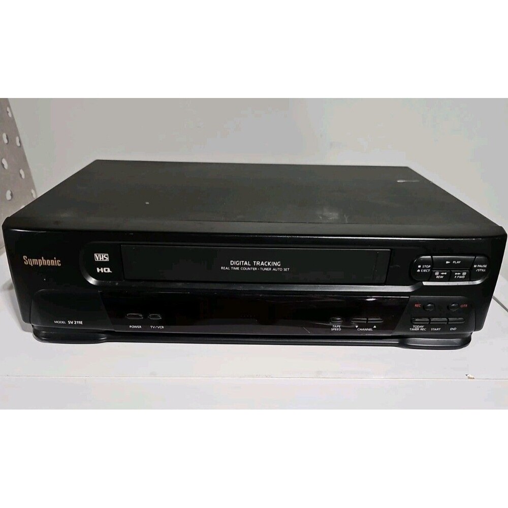 Symphonic SV211E VCR - for parts not working